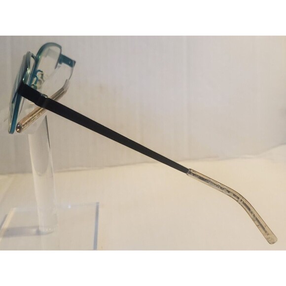 Next Issue AN 200 COL 91 Teal Blue Rectangle Eyeglasses Frame Only 55-14-140 mm